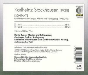 Karlheinz Stockhausen - Kontakte