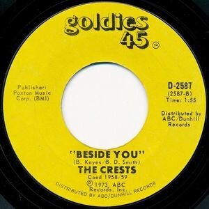 Crests, The - 16 Candles / Beside You