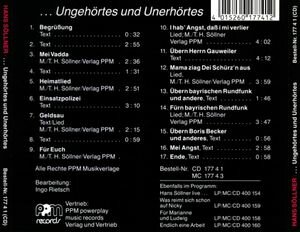 Hans Söllner - ... Ungehörtes Und Unerhörtes