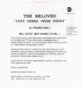 Beloved, The - 1000 Years From Today