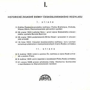  - 50 Let Čs. Rozhlasu 1923-1973 (I.)