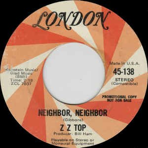 ZZ Top - (Somebody Else Been) Shakin' Your Tree / Neighbor, Neighbor