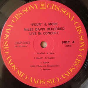 Miles Davis - 'Four' & More - Recorded Live In Concert