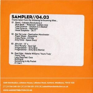  - 4am Sampler April 03