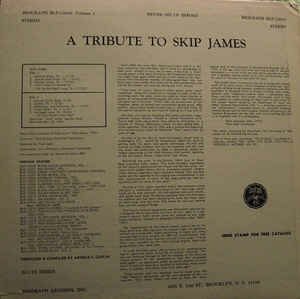 Skip James - 'A Tribute To Skip James' Volume One