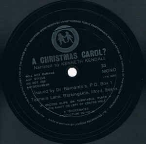 Kenneth Kendall - A Christmas Carol?