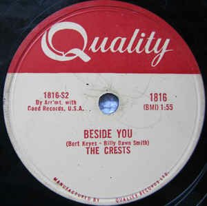 Crests, The - 16 Candles / Beside You