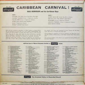 Russ Henderson And His Caribbean Boys - Caribbean Carnival