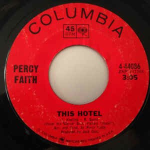 Percy Faith - A Man And A Woman/This Hotel