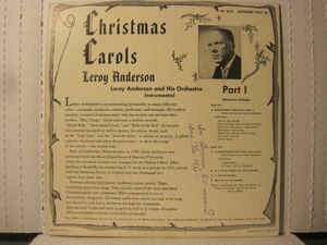 Leroy Anderson & His Orchestra - A Christmas Festival