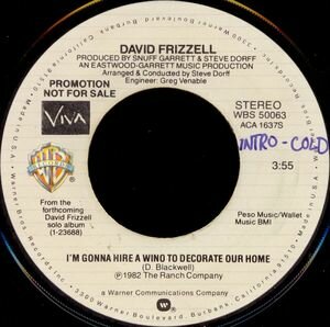 David Frizzell - I'm Gonna Hire A Wino To Decorate Our Home