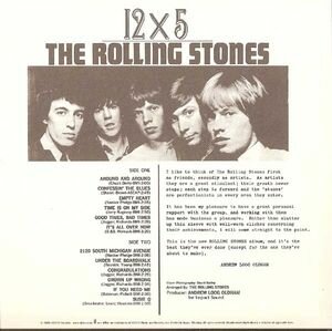 Rolling Stones, The - 12x5