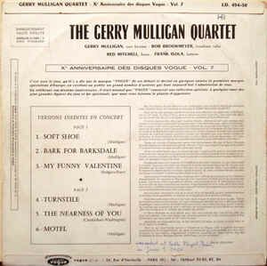 Gerry Mulligan Quartet - Gerry Mulligan Inedit