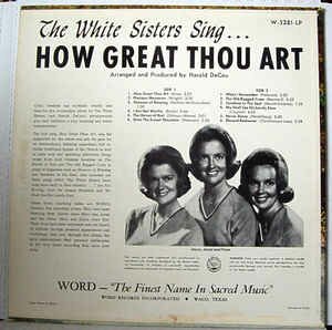 White Sisters, The (2) - Sing How Great Thou Art