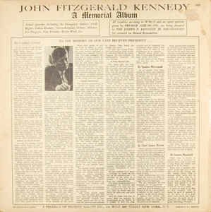 John F. Kennedy - A Memorial Album