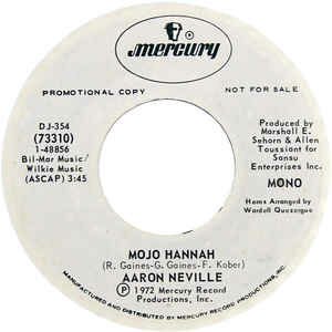 Aaron Neville - Baby I'm A Want You / Mojo Hannah