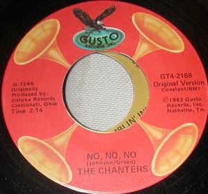 Chanters, The - Row Your Boat / No, No, No