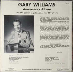 Gary Williams (20) - 10th Anniversary Album