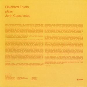 Ekkehard Ehlers - Plays John Cassavetes